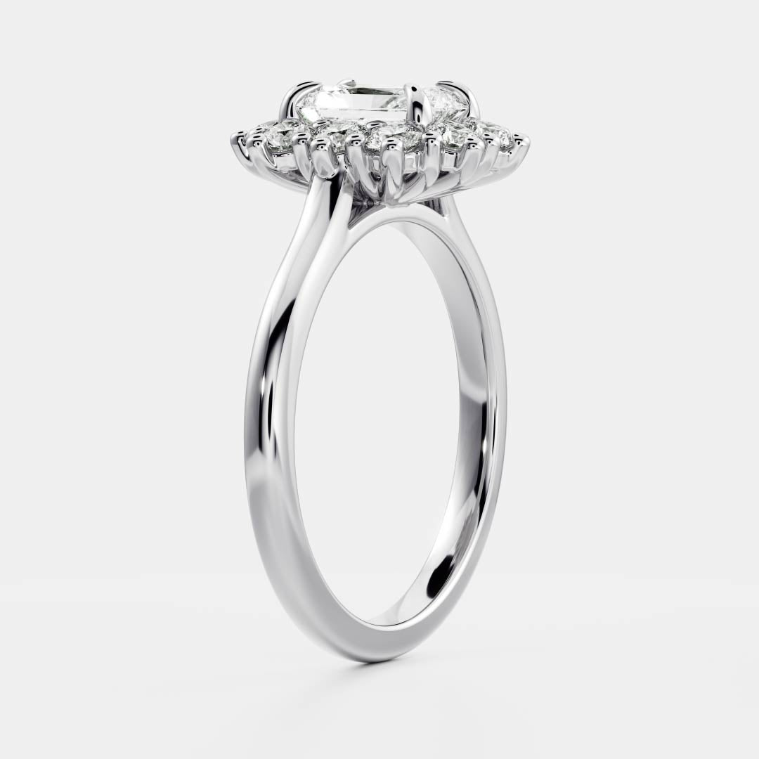 Solitaire-Oval Lab Grown Diamond Engagement Ring