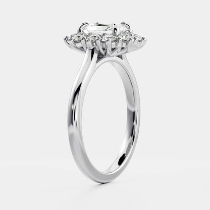 Solitaire-Oval Lab Grown Diamond Engagement Ring