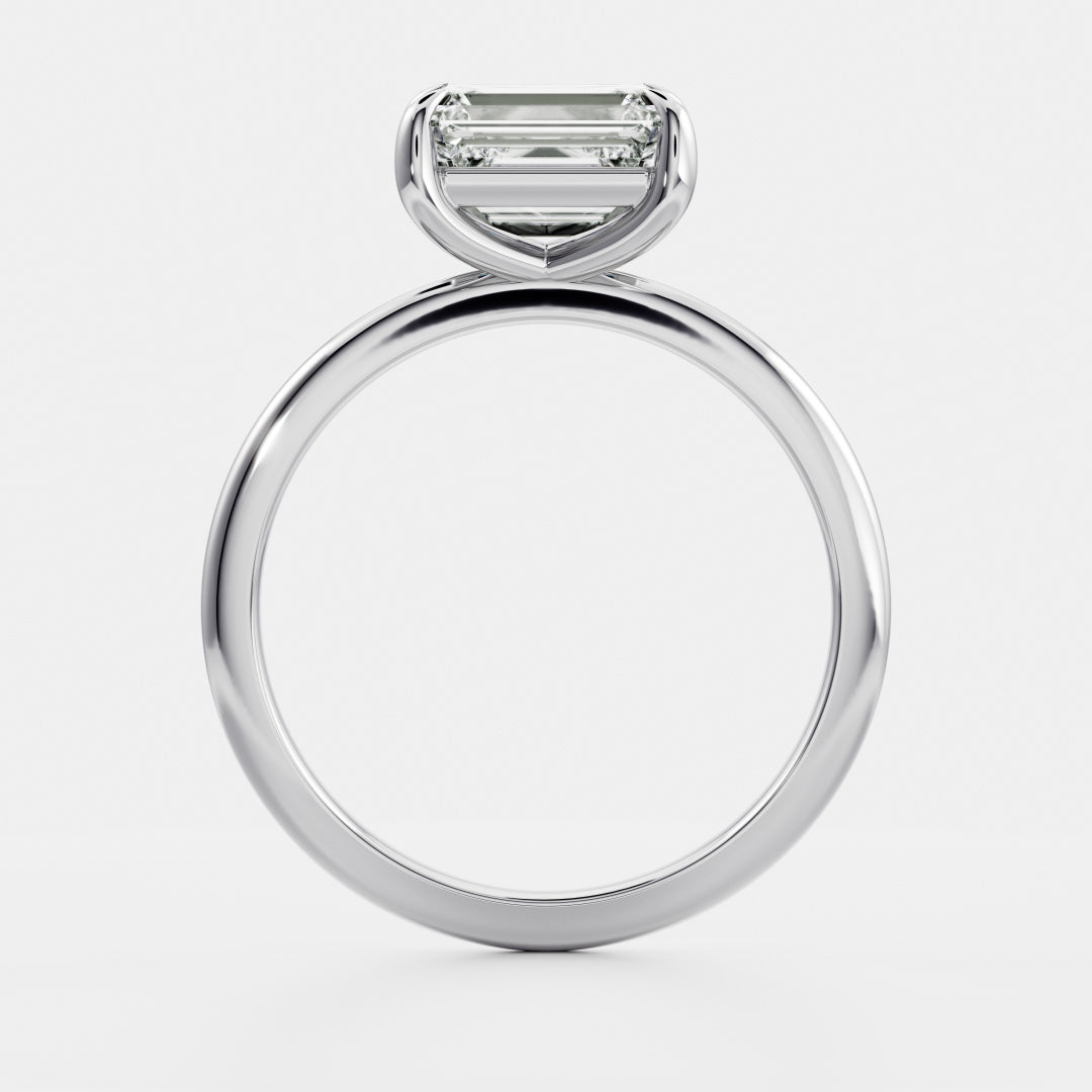 Solitaire-Oval Lab Grown Diamond Engagement Ring