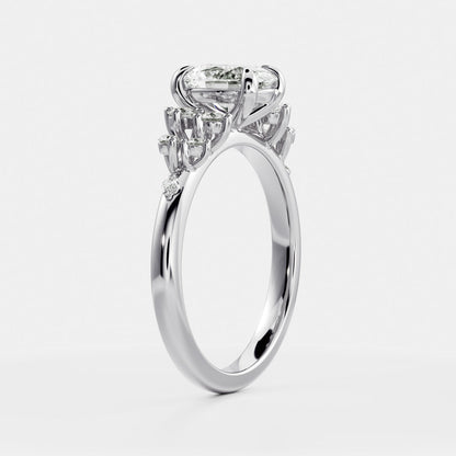 Solitaire-Oval Lab Grown Diamond Engagement Ring