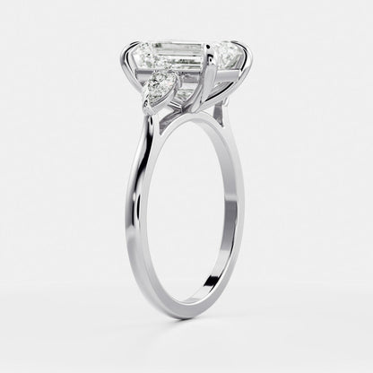 Solitaire- 1.0 CT Oval Moissanite Engagement Ring