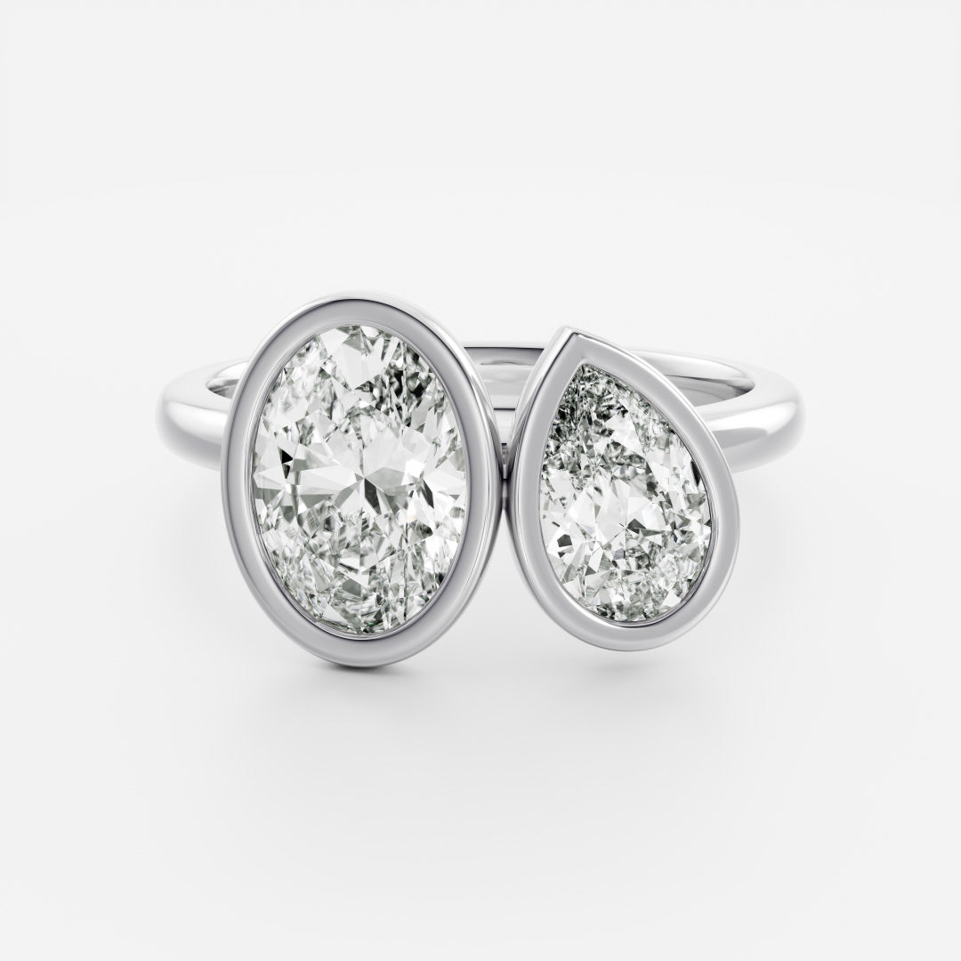 Solitaire-Oval Lab Grown Diamond Engagement Ring
