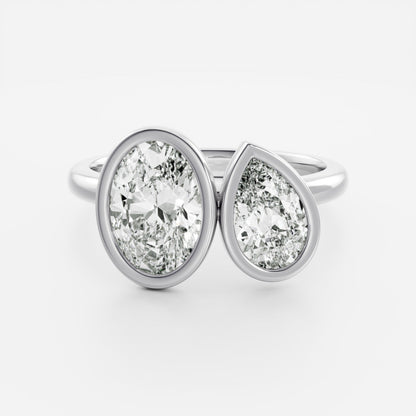 Solitaire-Oval Lab Grown Diamond Engagement Ring