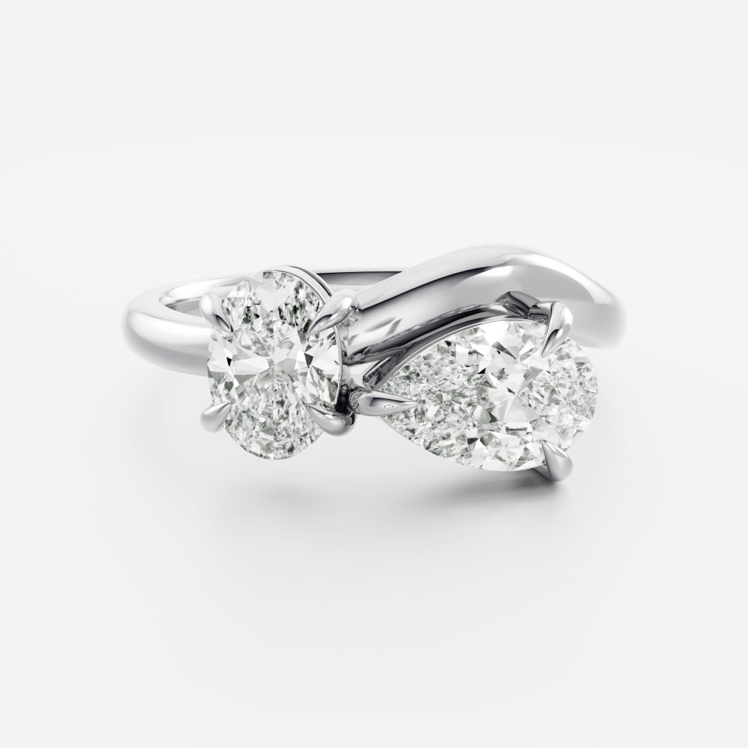 Solitaire-Oval Lab Grown Diamond Engagement Ring