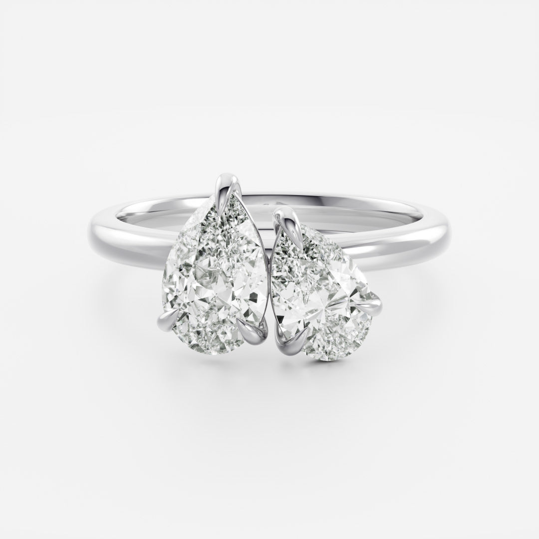 Solitaire-Oval Lab Grown Diamond Engagement Ring