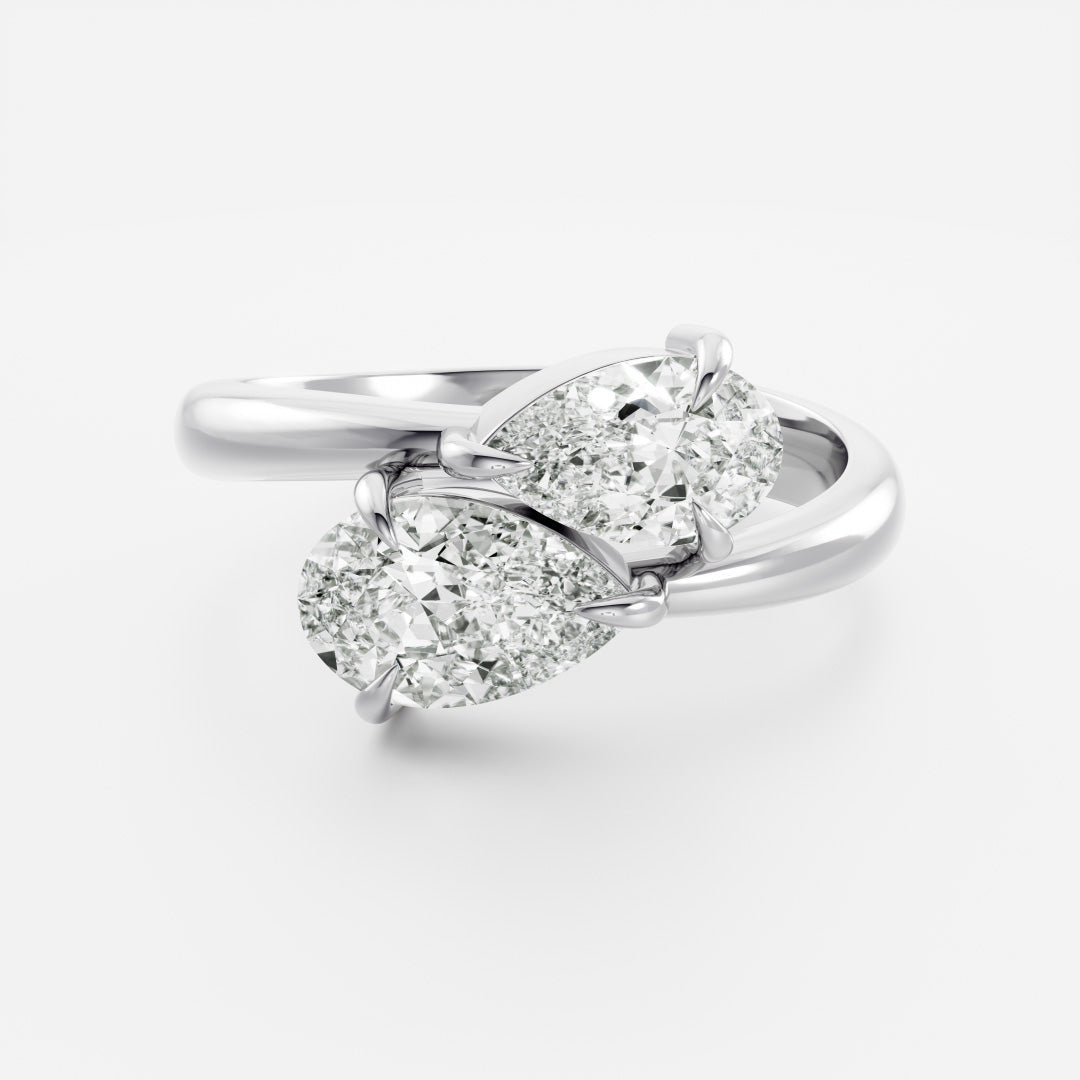 Solitaire- 1.0 CT Oval Moissanite Engagement Ring