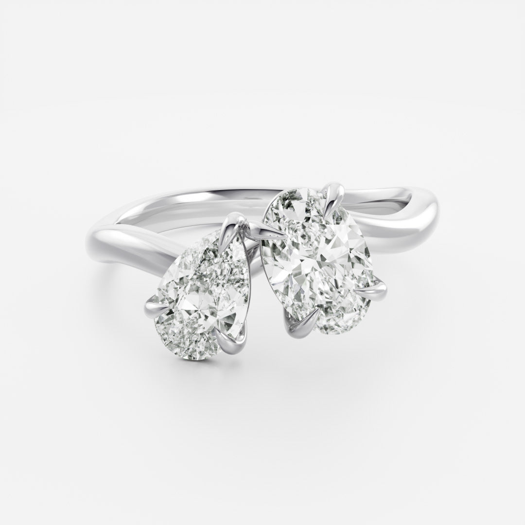 Solitaire-Oval Lab Grown Diamond Engagement Ring