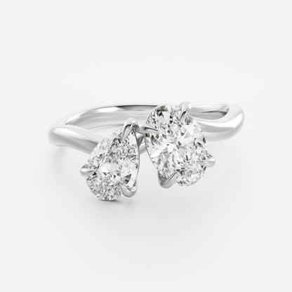 Solitaire-Oval Lab Grown Diamond Engagement Ring