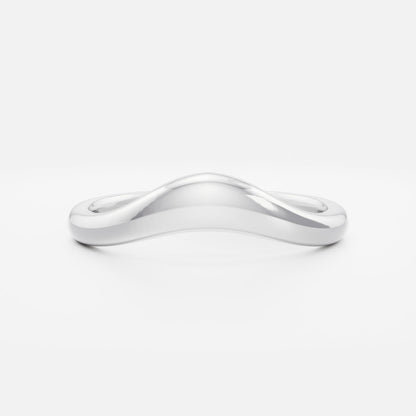Plain Curved- Wedding Band
