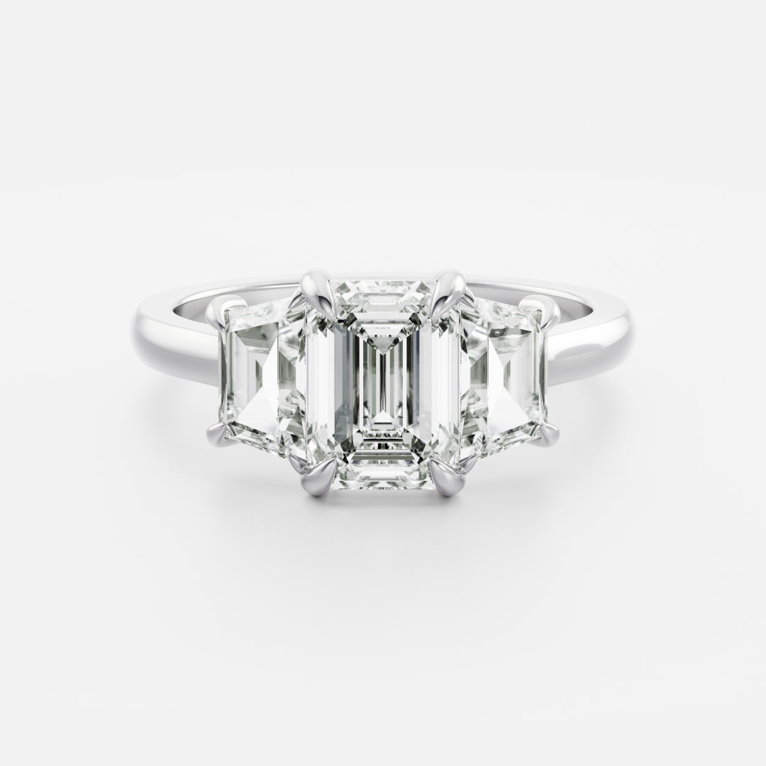 Solitaire- 1.0 CT Oval Moissanite Engagement Ring