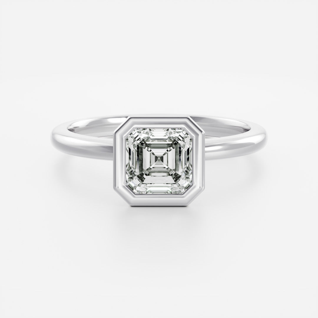 Solitaire-Oval Lab Grown Diamond Engagement Ring