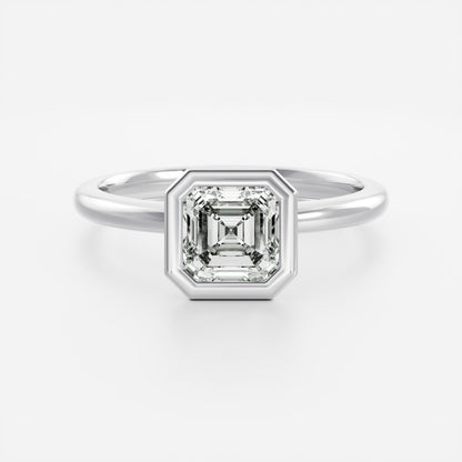 Solitaire-Oval Lab Grown Diamond Engagement Ring