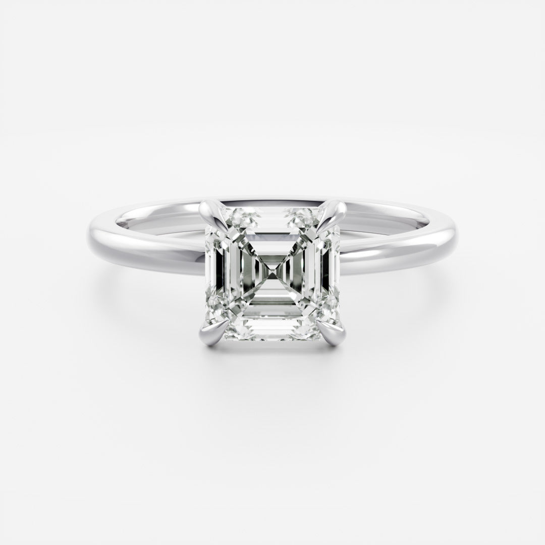 Solitaire-Oval Lab Grown Diamond Engagement Ring