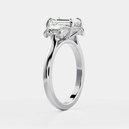 Solitaire- 1.0 CT Oval Moissanite Engagement Ring