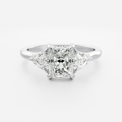 Solitaire- 1.0 CT Oval Moissanite Engagement Ring