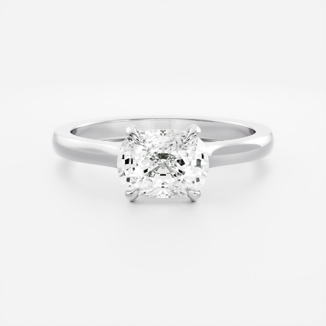 Solitaire-Oval Lab Grown Diamond Engagement Ring