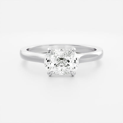 Solitaire-Oval Lab Grown Diamond Engagement Ring