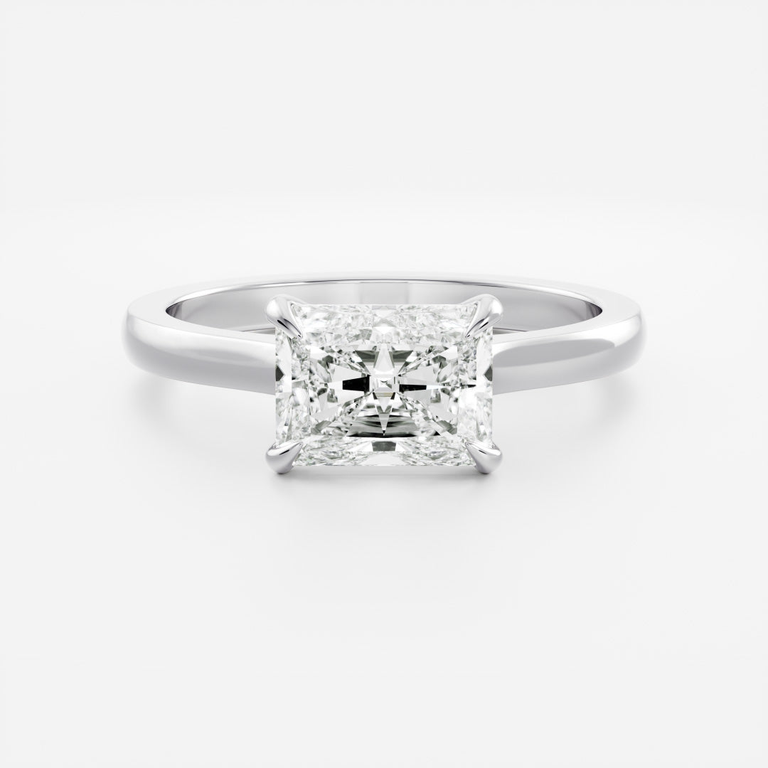 Solitaire-Oval Lab Grown Diamond Engagement Ring