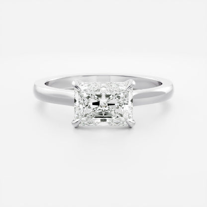 Solitaire-Oval Lab Grown Diamond Engagement Ring