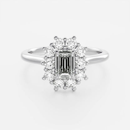 Solitaire- 1.0 CT Oval Moissanite Engagement Ring