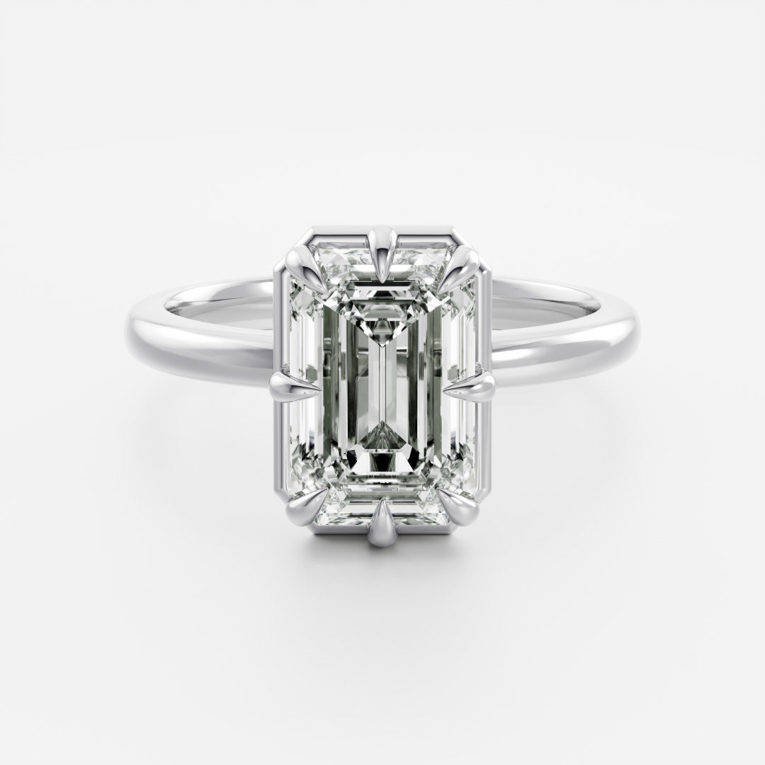 Solitaire-Oval Lab Grown Diamond Engagement Ring