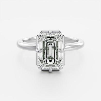 Solitaire-Oval Lab Grown Diamond Engagement Ring