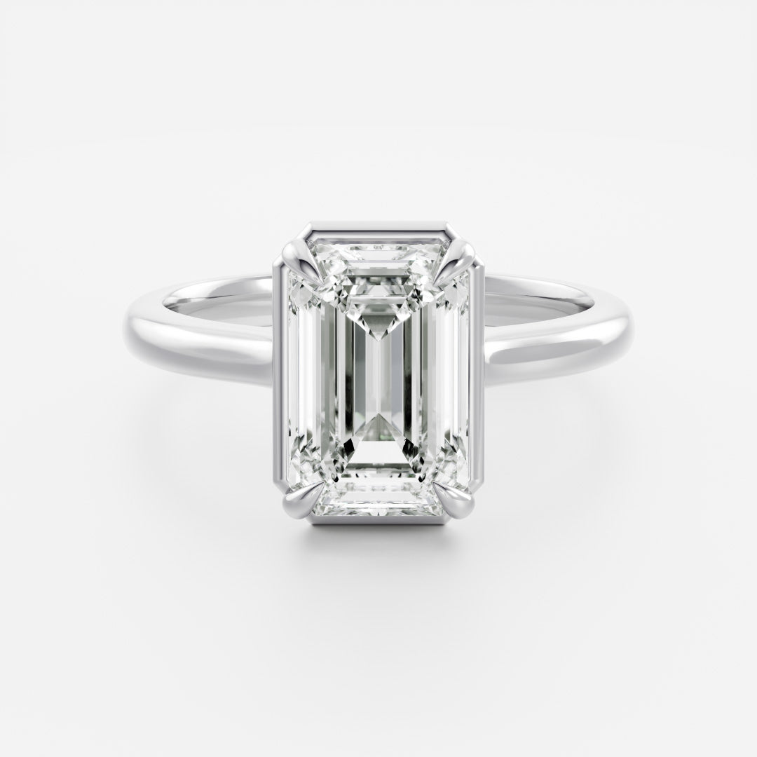 Solitaire-Oval Lab Grown Diamond Engagement Ring