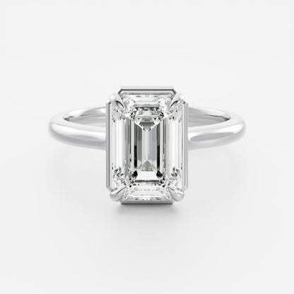 Solitaire-Oval Lab Grown Diamond Engagement Ring