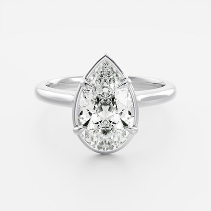 Solitaire-Oval Lab Grown Diamond Engagement Ring