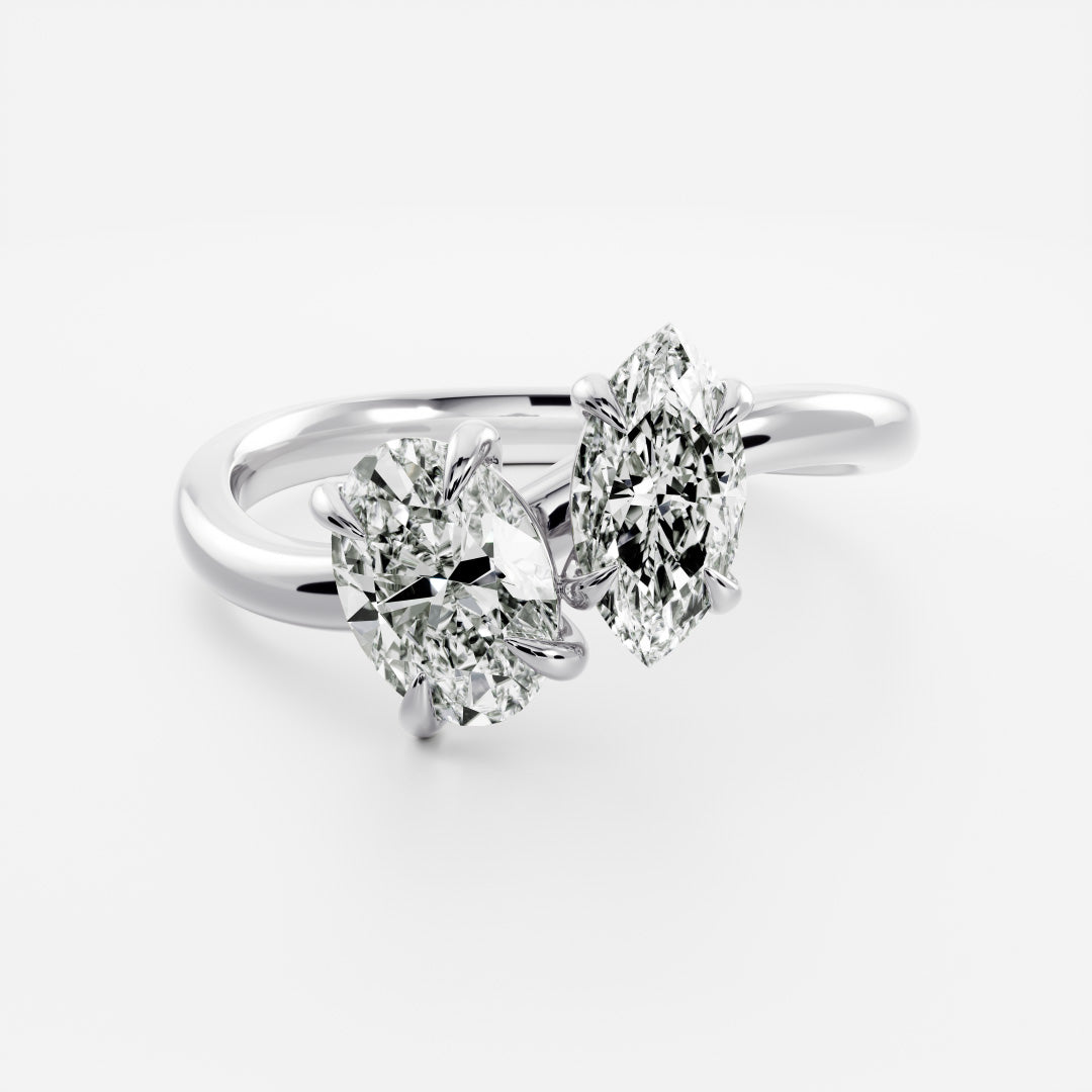 Solitaire-Oval Lab Grown Diamond Engagement Ring