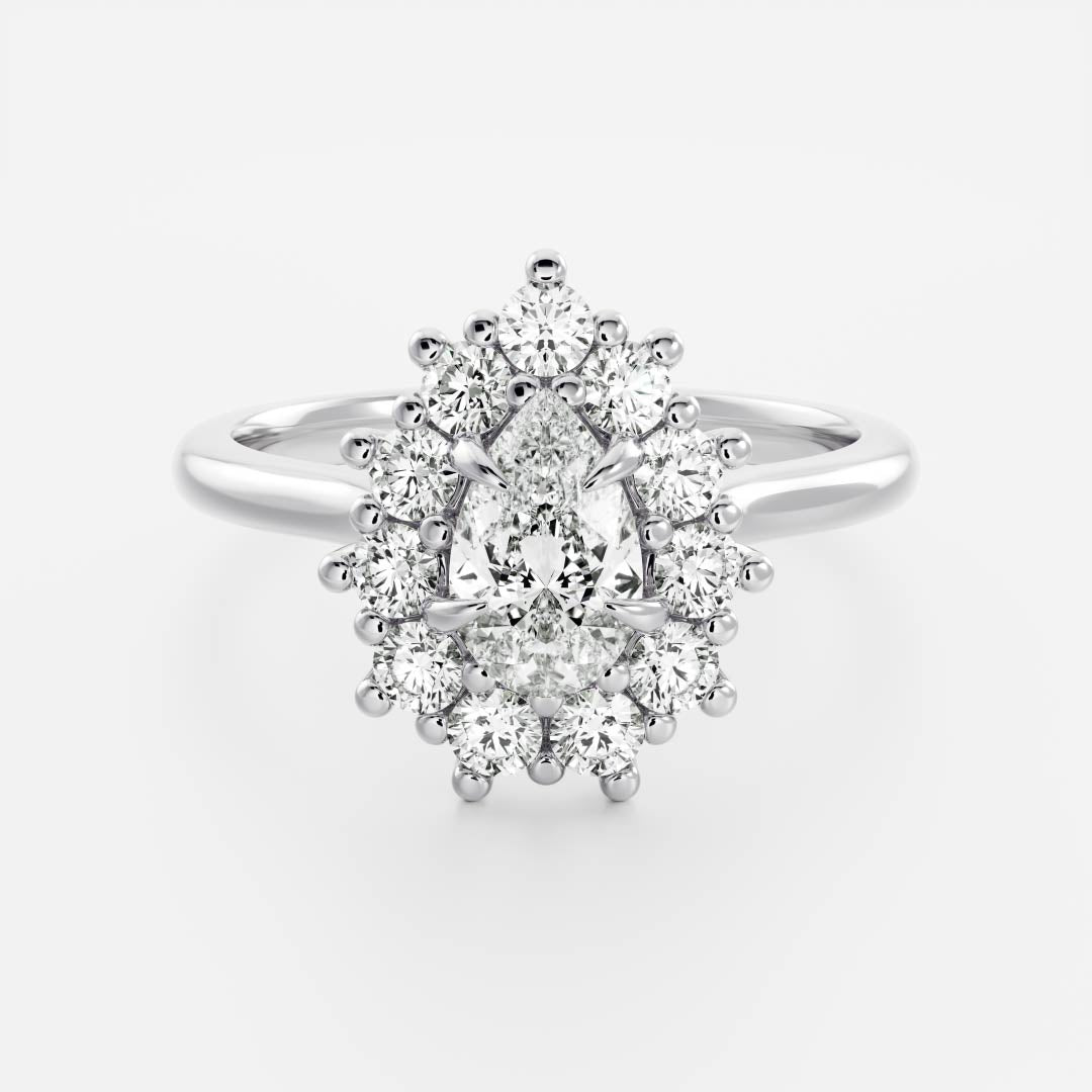 Solitaire-Oval Lab Grown Diamond Engagement Ring