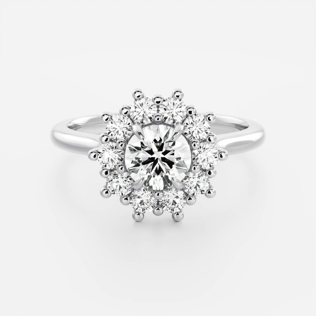 Solitaire-Oval Lab Grown Diamond Engagement Ring