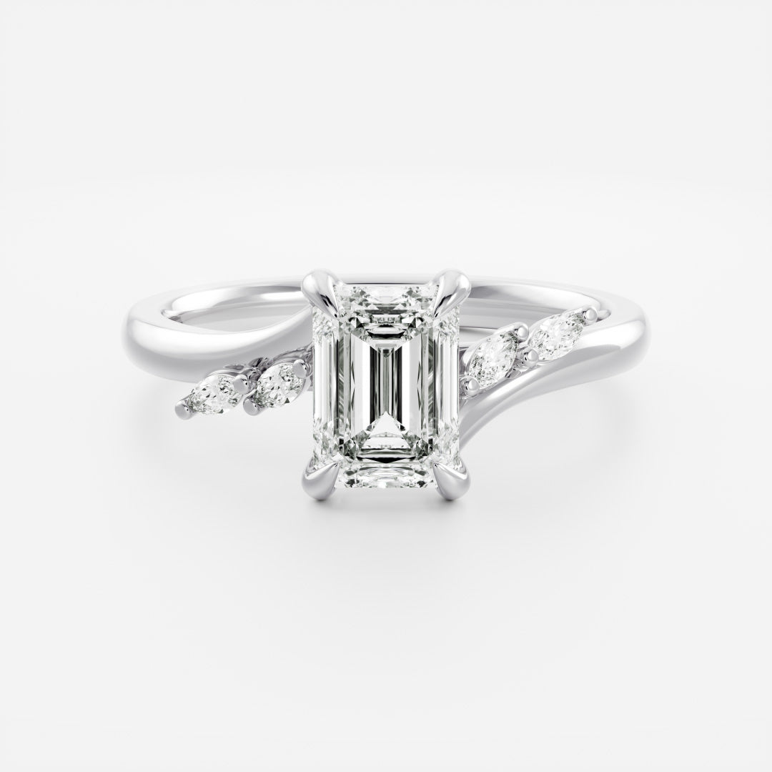 Solitaire-Oval Lab Grown Diamond Engagement Ring