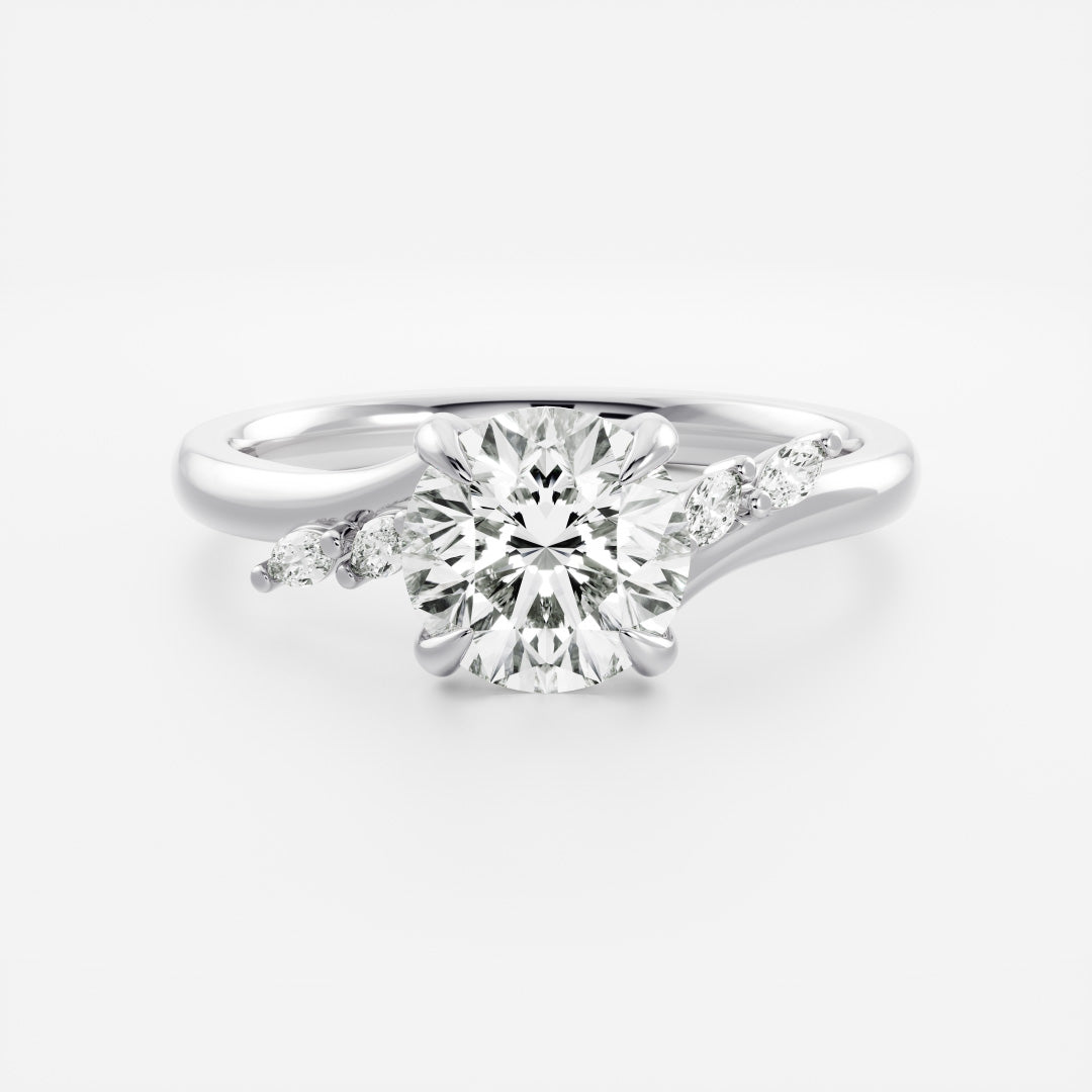 Solitaire-Oval Lab Grown Diamond Engagement Ring