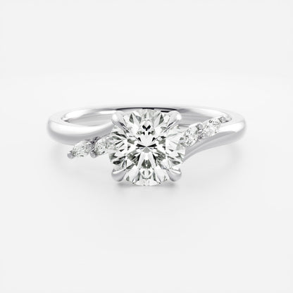 Solitaire-Oval Lab Grown Diamond Engagement Ring