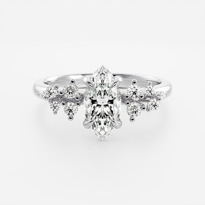 Solitaire-Oval Lab Grown Diamond Engagement Ring