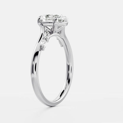 Solitaire-Oval Lab Grown Diamond Engagement Ring