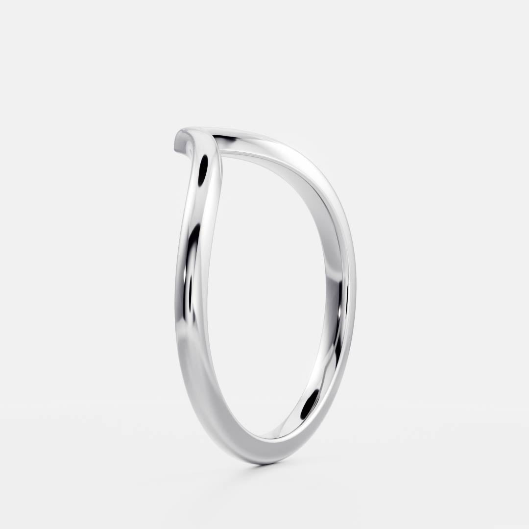 Chevron Plain- Wedding Band