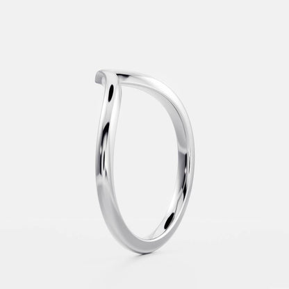 Chevron Plain- Wedding Band