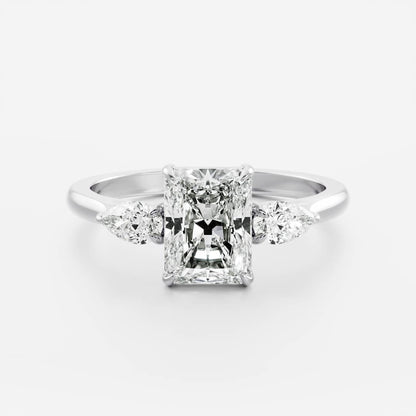Solitaire- 1.0 CT Oval Moissanite Engagement Ring