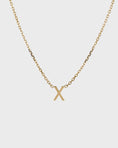 Load image into Gallery viewer, Elegant Gold Initial Choker Necklace
