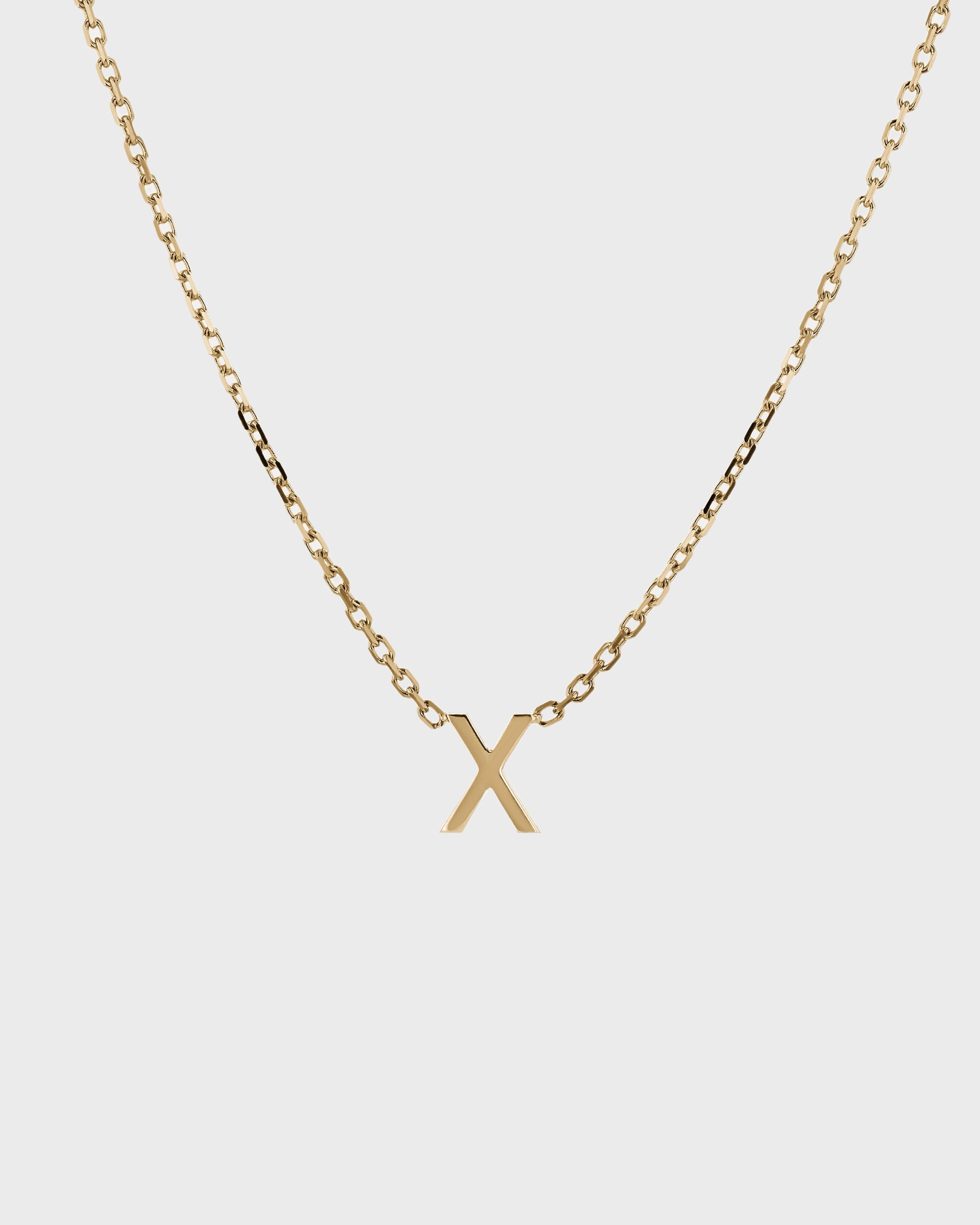 Elegant Gold Initial Choker Necklace