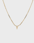 Load image into Gallery viewer, Elegant Gold Initial Choker Necklace
