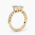 Load image into Gallery viewer, 1.5ct Princess F- VS Pave Diamond Engagement Ring
