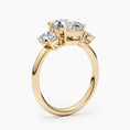 Load image into Gallery viewer, 2.61ct Oval G- VS 3 Stones Diamond Engagement Ring
