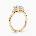 Load image into Gallery viewer, 2.42ct Oval G- VS Pave Diamond Engagement Ring
