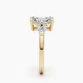 Load image into Gallery viewer, 2.62ct Radiant E- VS 3 Stones Diamond Engagement Ring
