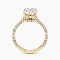 Load image into Gallery viewer, 2.51ct Pear F- VS Hidden Halo & Pave Diamond Engagement Ring
