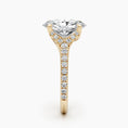 Load image into Gallery viewer, 2.63ct Oval F- VS Pave Diamond Engagement Ring
