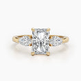 Load image into Gallery viewer, 2.62ct Radiant E- VS 3 Stones Diamond Engagement Ring
